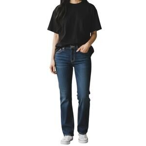 Levis 545 Low Rise Boot Cut Dark Wash Jeans Womens Sz 10